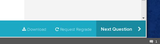 regrade request button